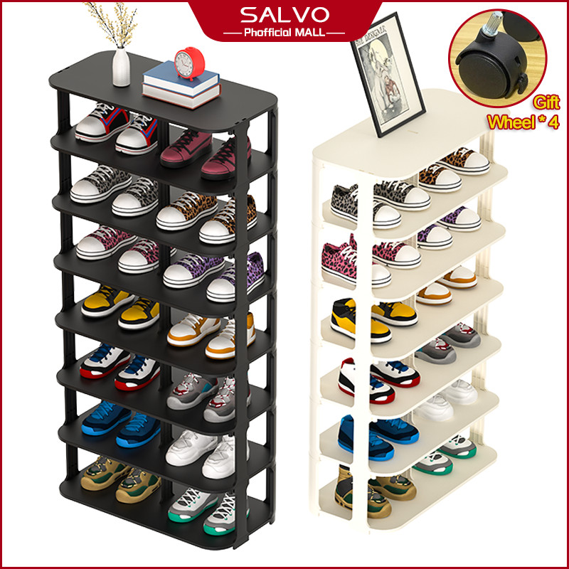 SALVO Shoe Rack Organizer Multi-layer Space Saving Storage Shelves shoe ...