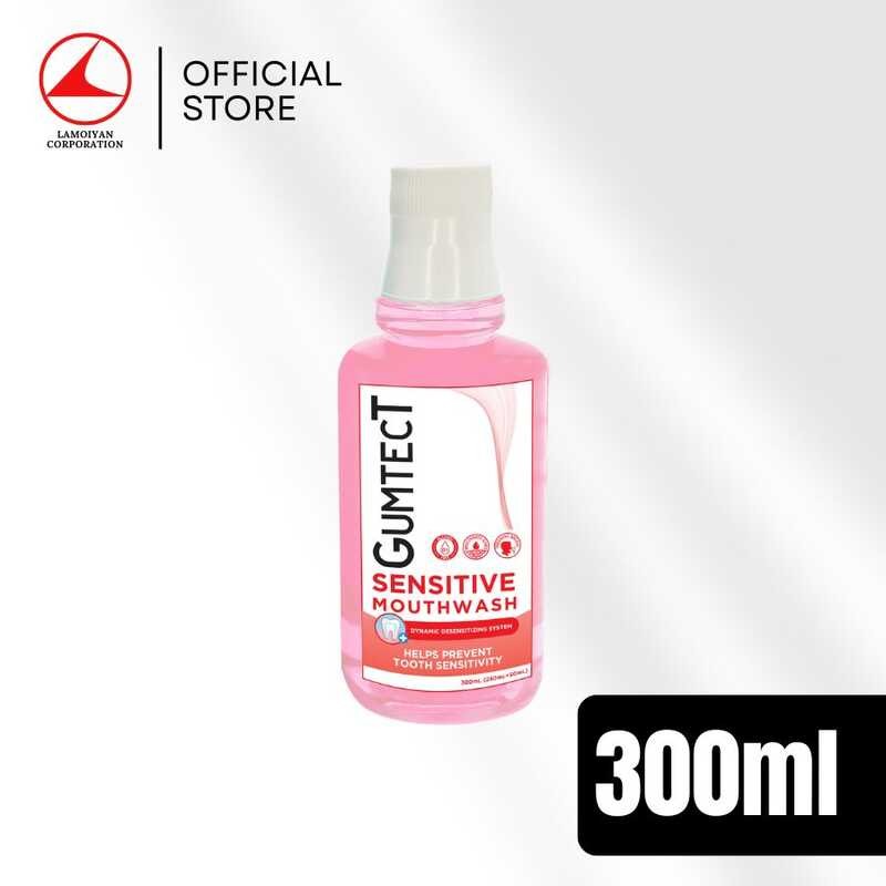 Gumtect Sensitive Mouthwash 250Ml + 50Ml (300Ml) D80 | Shopee Philippines