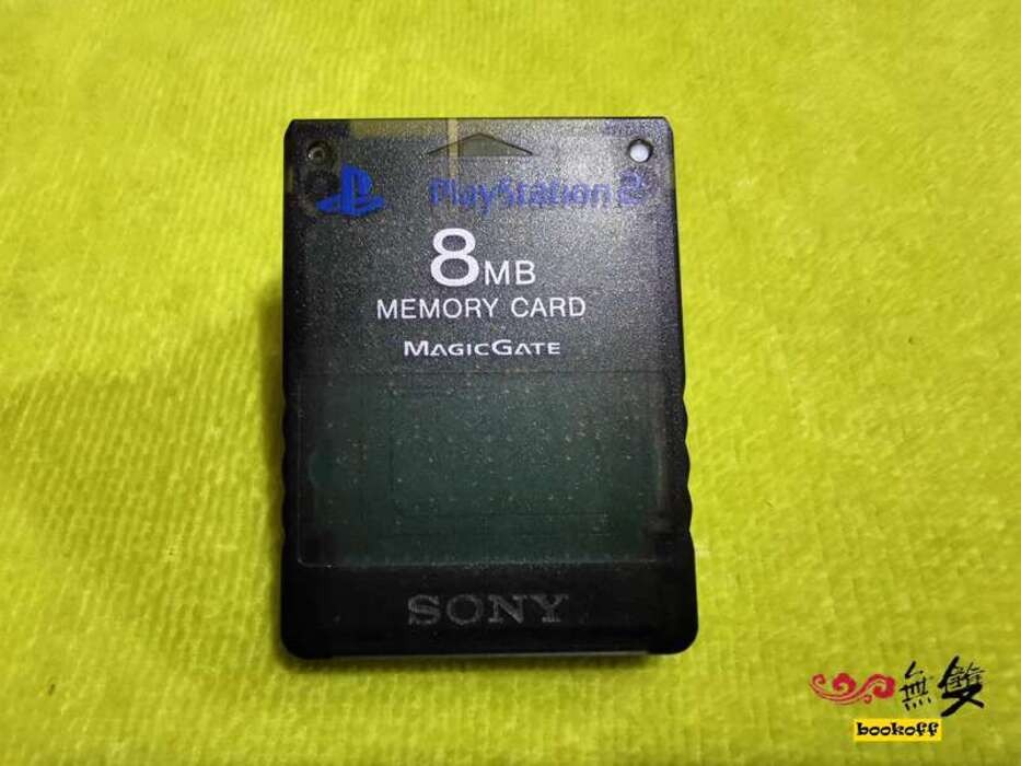 Original PS2 Memory Card Flash Card Standard 8MB Black Transparent SCPH ...