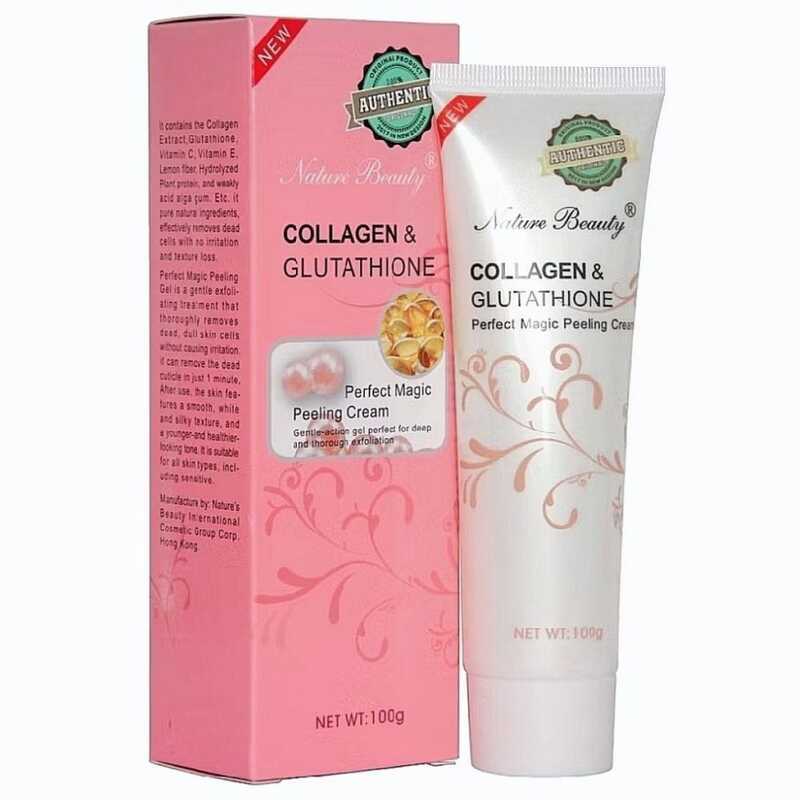 authentic collagen and glutathione perfect magic peeling cream Beauty Nature (100G) 597 () why does ghk cu General Health Select a pack:1 MONTH PACK