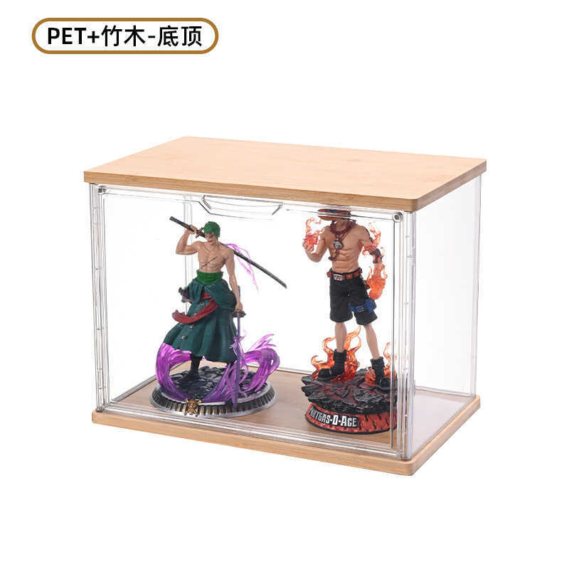 y Plastic Storage Box Luxury with Light Trendy Toy Figurine Box High ...
