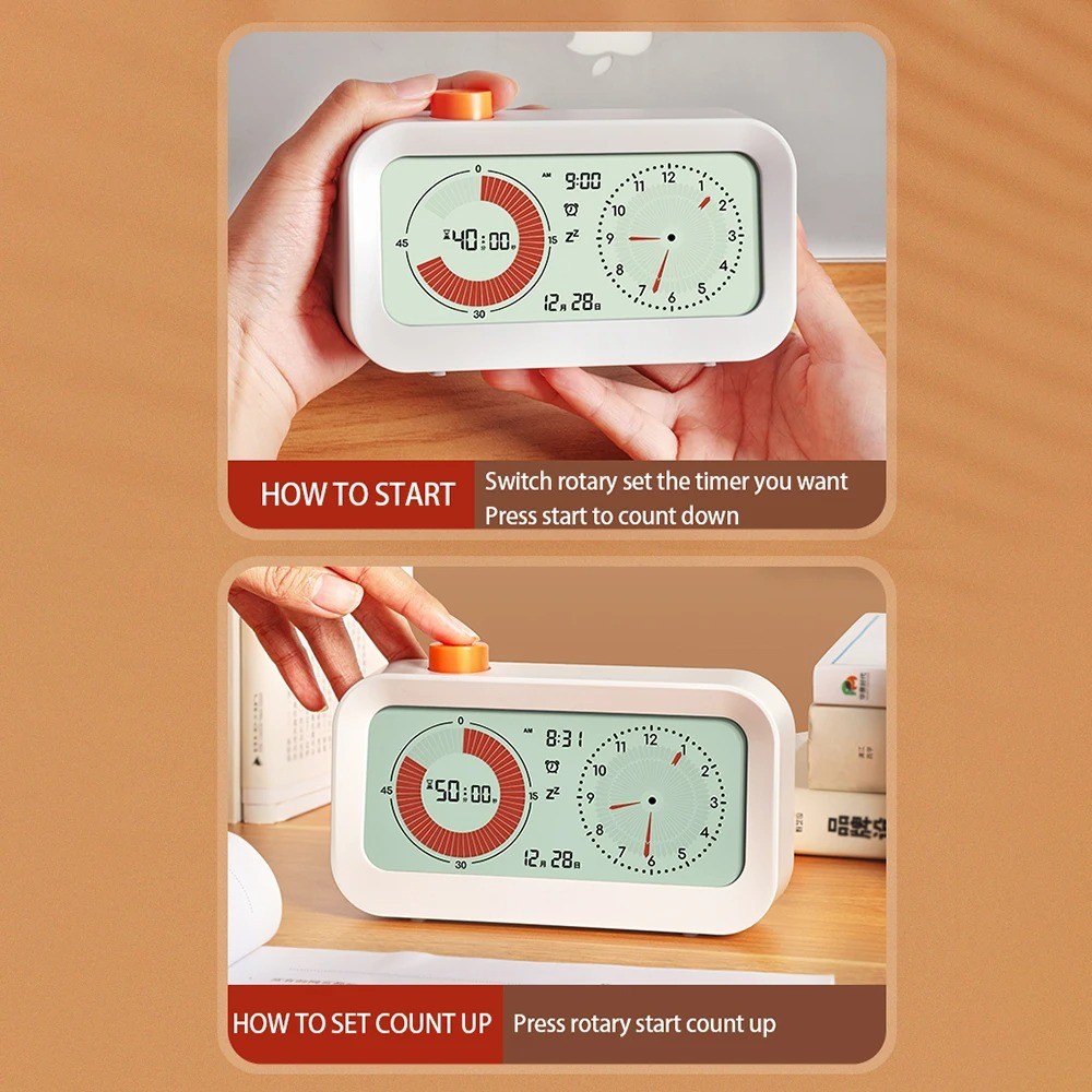 2025 Digital Visual Timer with Count Up/Down Function Multi-Mode Alarm ...