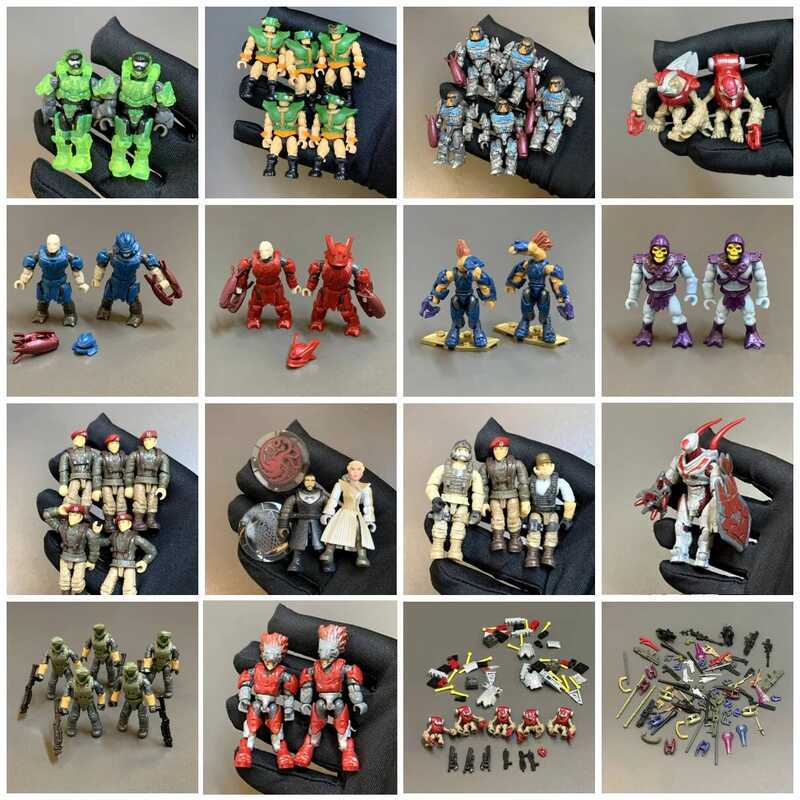 Construx Bloks UNSC Marine Spartan Jackal Sniper Brutes Captain rior ...