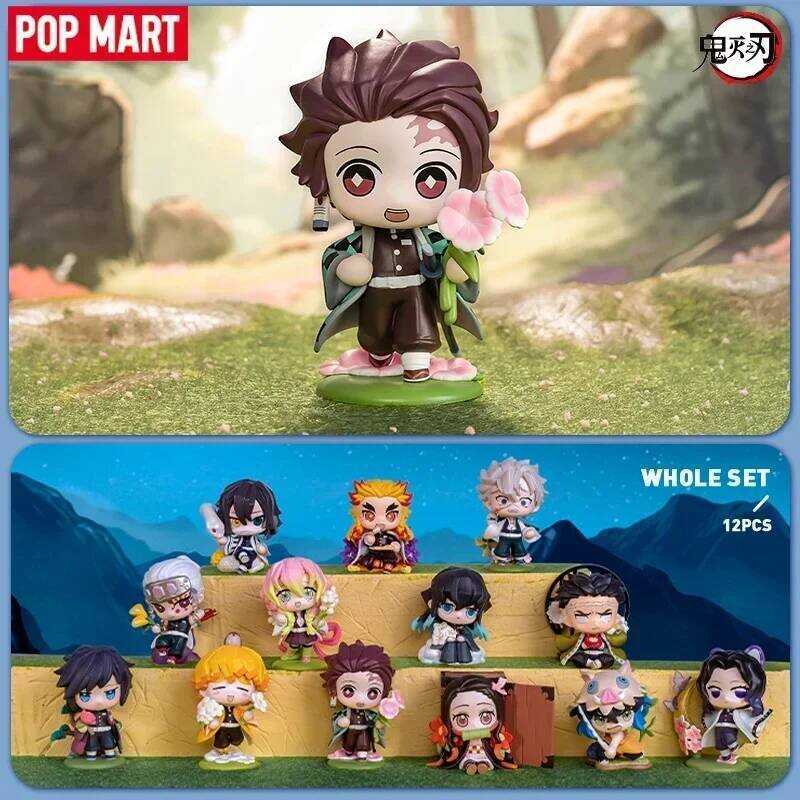GENUINE POP MART Anime Figure DEMON SLAYER Birth Flower Series Blind ...