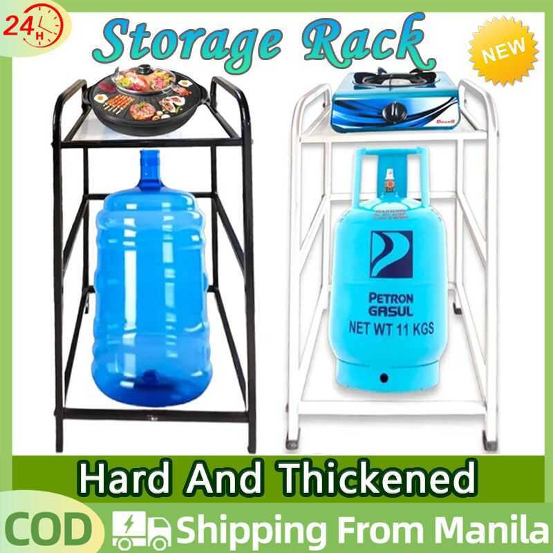 Gas Stove Stand Rack Heavy Duty Single With Organizer Stainless Steel ...