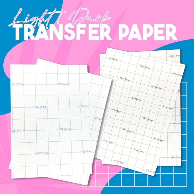 US 3G Dark Transfer Paper A4 Size - Using Pigment Ink (10 sheets ...