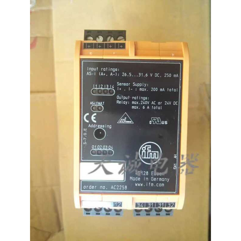 Original ifm IFM AS-i Safety Relay Module AC2258 Negotiable Price ...