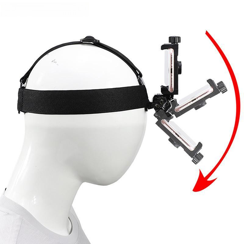 Head Mounted Phone Holder Adjustable First Person View Mobile Holder ...