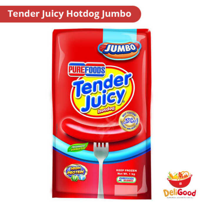 Purefoods Tender Juicy Hotdog - Jumbo 1Kl | Shopee Philippines
