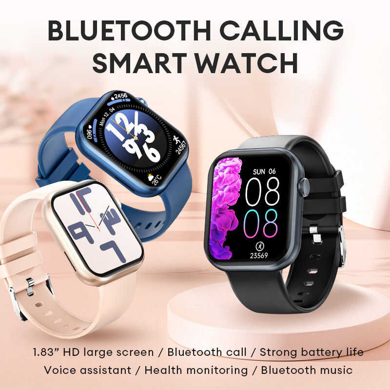 rtwatches Bluetooth Phone Quad Smart Watch Touchscreen Smart Watch With ...