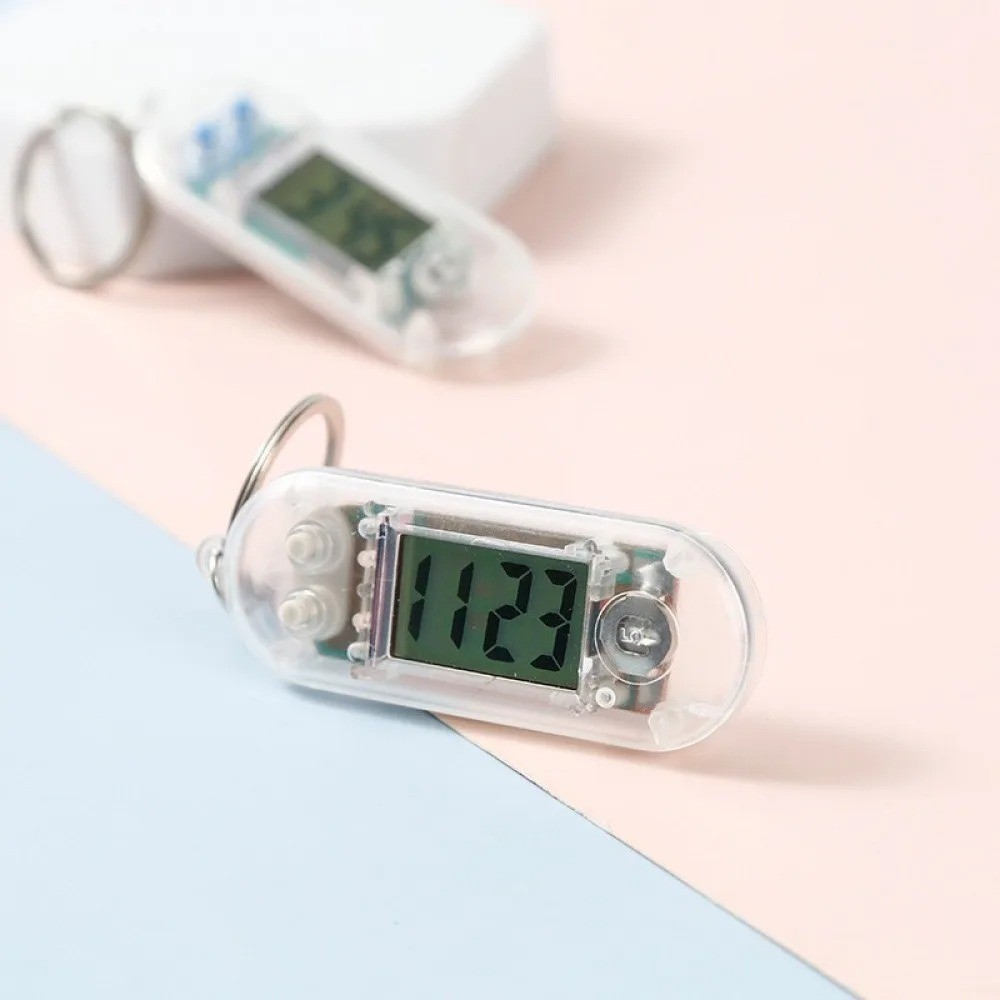 Portable Mini Electronic Watch Clock Transparent Digital Wall Watch ...