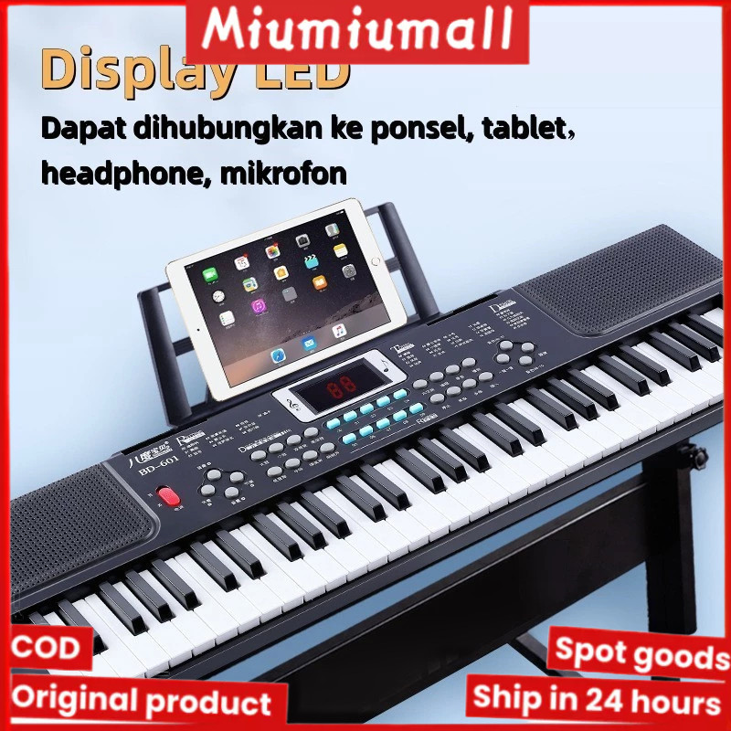 Handy 61 Keys Electronic Keyboard Piano Digital Music Keyboard Kids ...