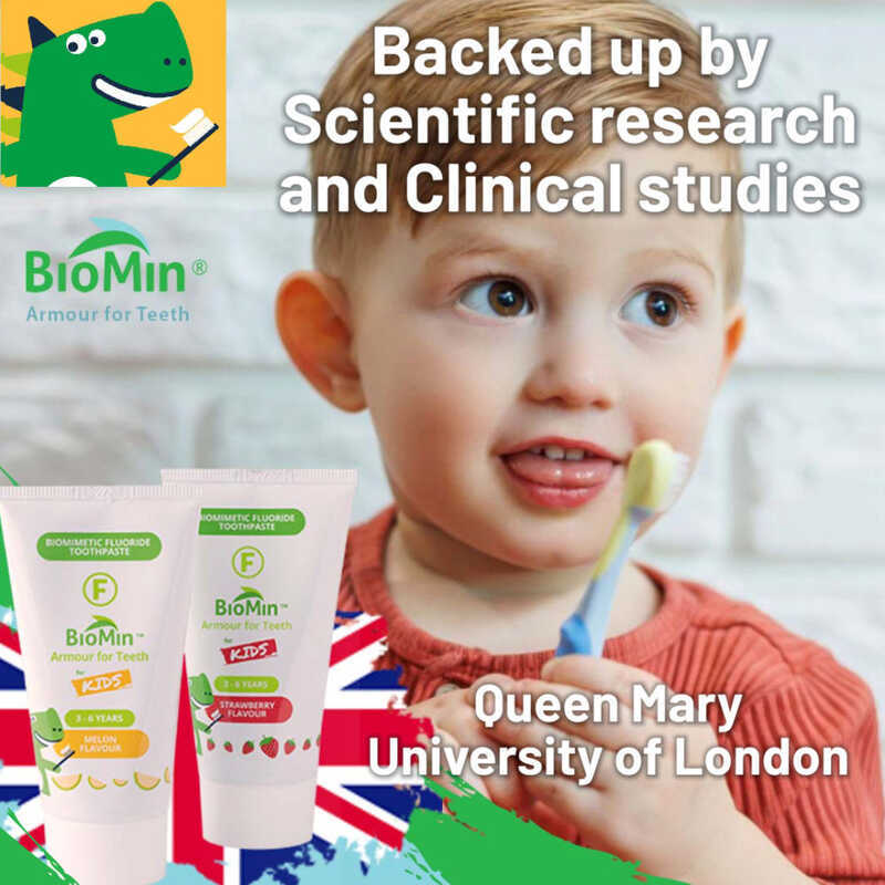 BIOMIN F For KIDS - Low Fluoride Toothpaste Tooth Decay Prevention ...