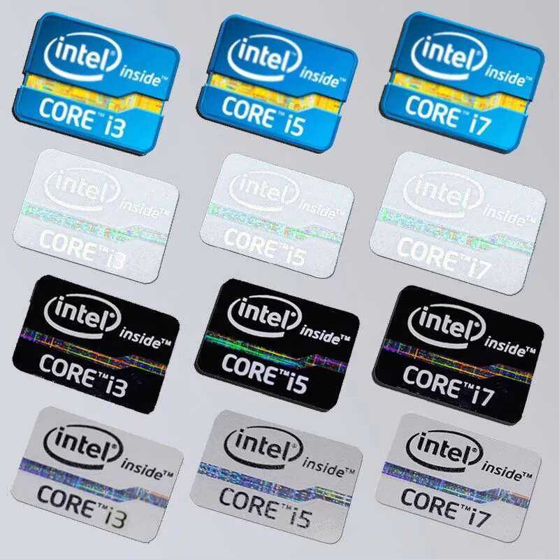 Original CPU Label Intel Core Second and Third Generation Laptop ...