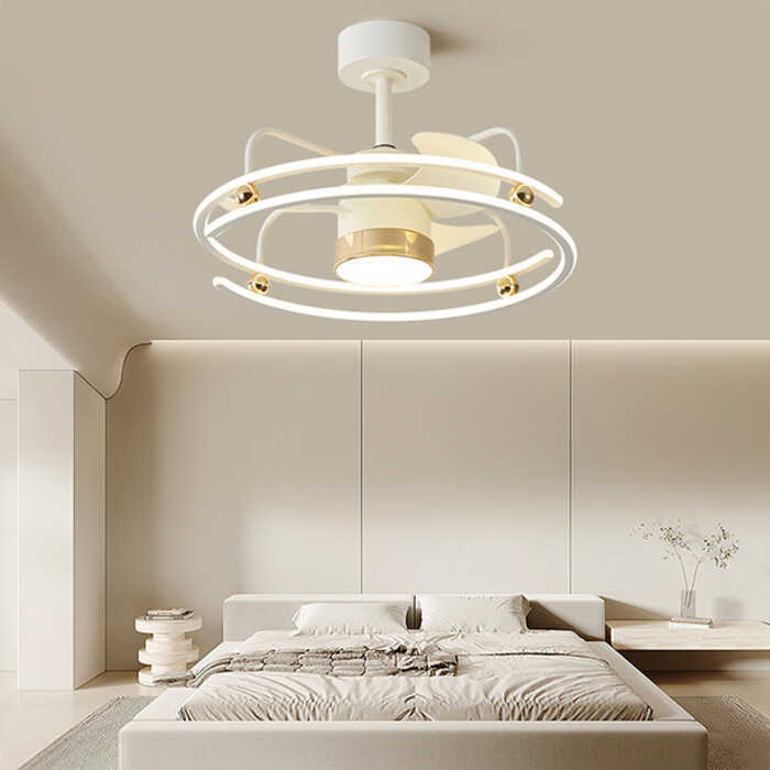 Living Simple Modern Ceiling With Integrated Home Room Dining Table Fan ...