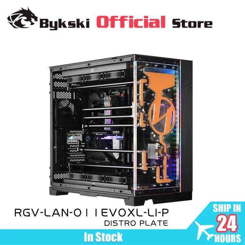 X BYKSKI Distro Plate Kit Acrylic Tank For LIAN LI O11 Evoxl-Li ...