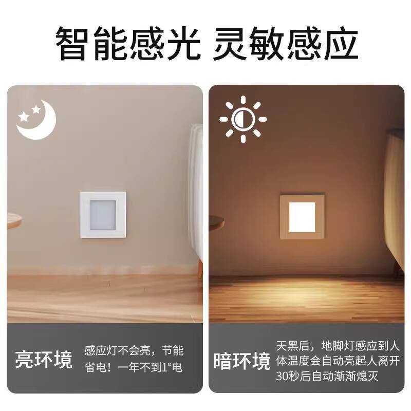 86 Type 10.5G Radar Microwave Induction Smart Footlight Corridor Corner ...