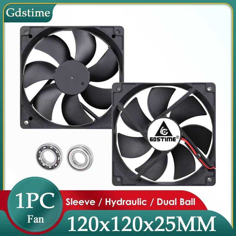 GDSTIME 3 C0 DC 5V 12V 24V 48V 120Mm 12025 Sleeve/Ball Coog Fan ...