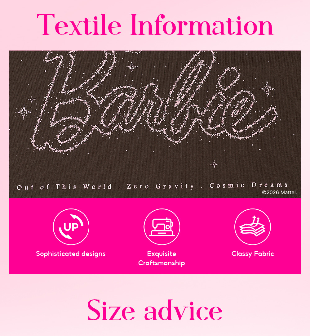 (New Arrival) Barbie™ X Lovito Women Casual Korean T-shirt Contrast ...