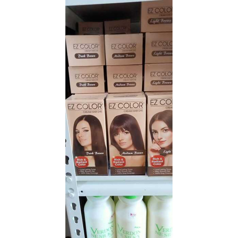 Ez Color Cream Hair Dye Long Lasting Tones Silky Smooth Hair 100% Gray ...