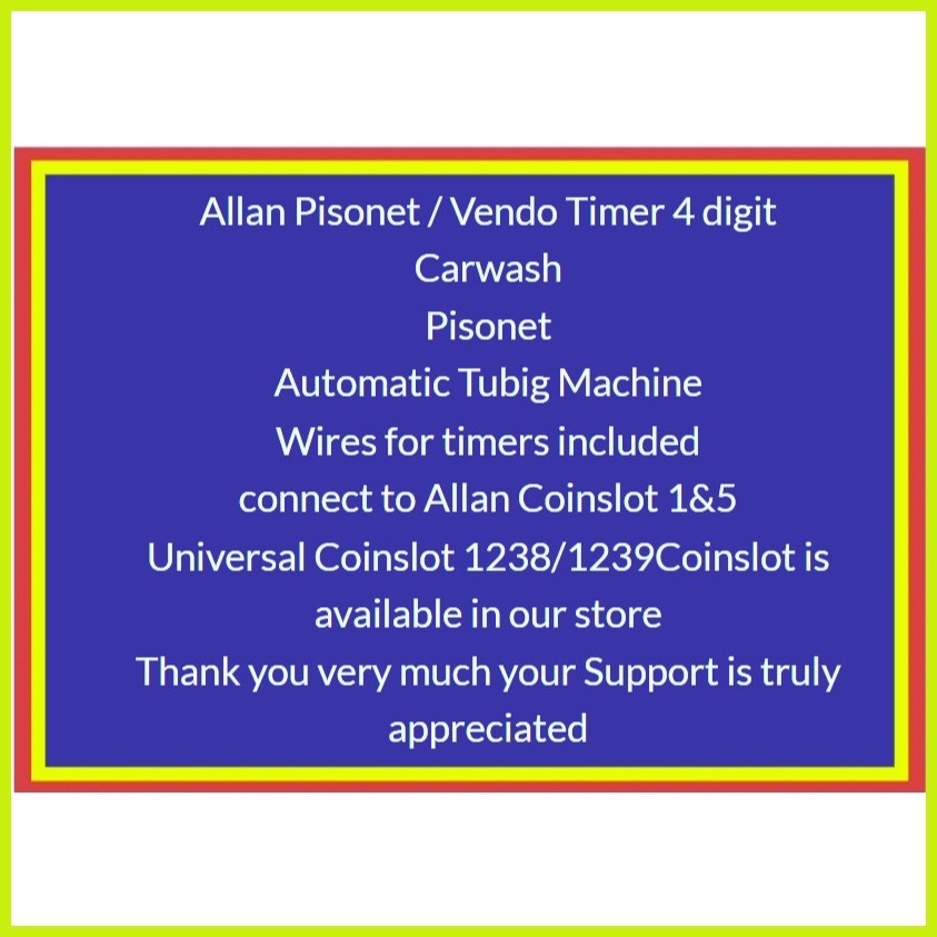 JT 4 Digit Dual Timer For Pisonet / Pisowifi / Vending Machine / Car ...