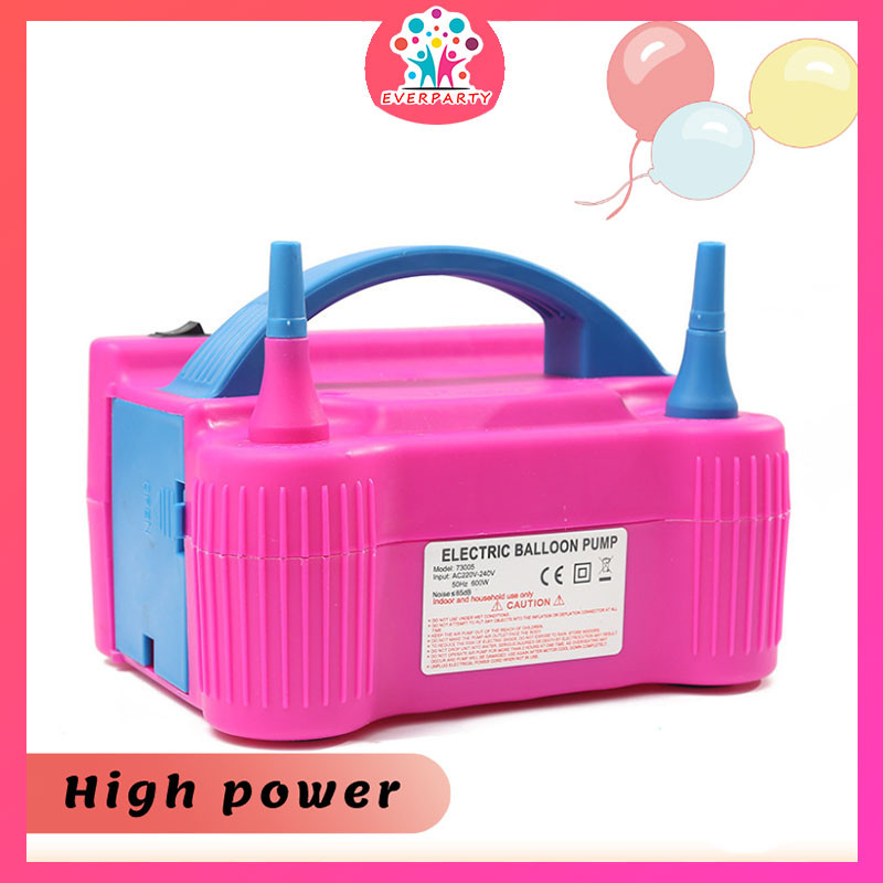 High Voltage Double Hole Air Compressor Electric Balloon Inflator Pump ...
