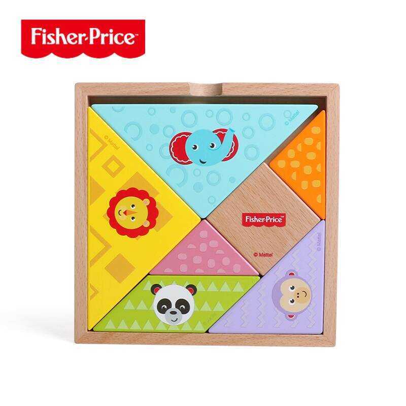 Wooden Play Family Children's Creative Tangram Educational Puzzle Toy ...