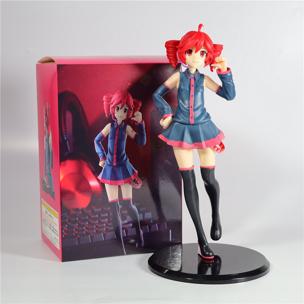 22cm Kasane Teto Virtual Singer Anime Figure Standing Pose PVC Doll ...