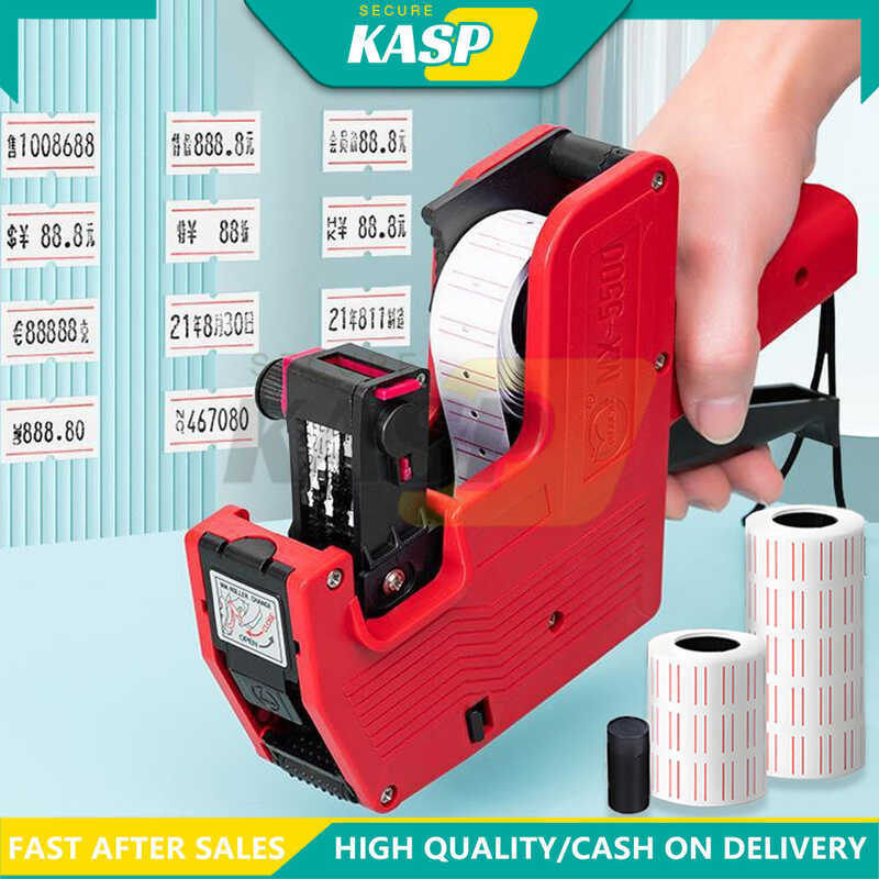Durable Price Tag Label Gun Labeler Introductory Package Tagger ...