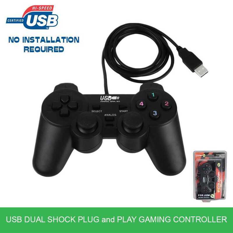Two Analog Stick USB PC Gaming Controller Joystick 435 | Shopee Philippines