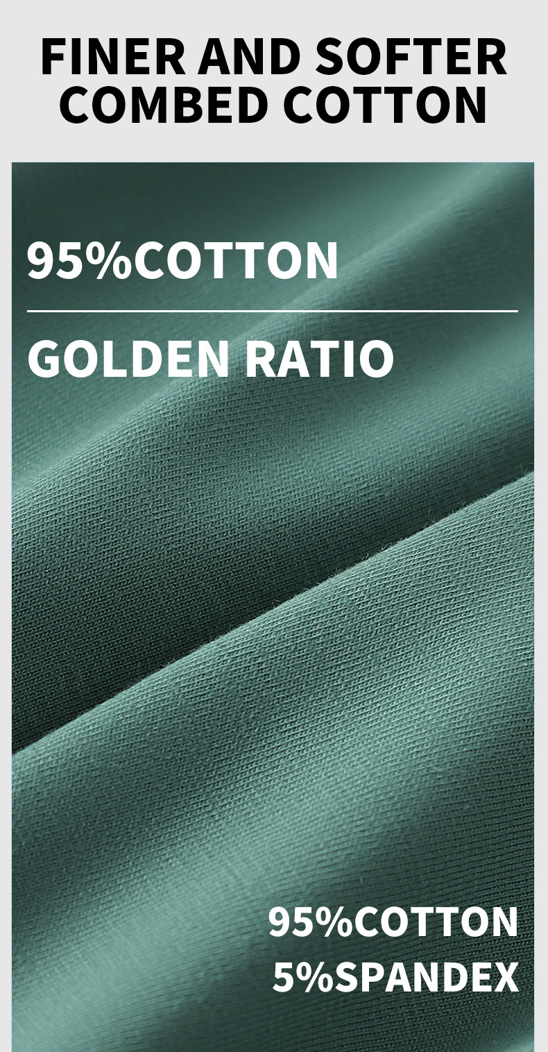 MiiOW 3Pcs Skin-friendly Combed Cotton 7A Antibacterial Breathable Men ...