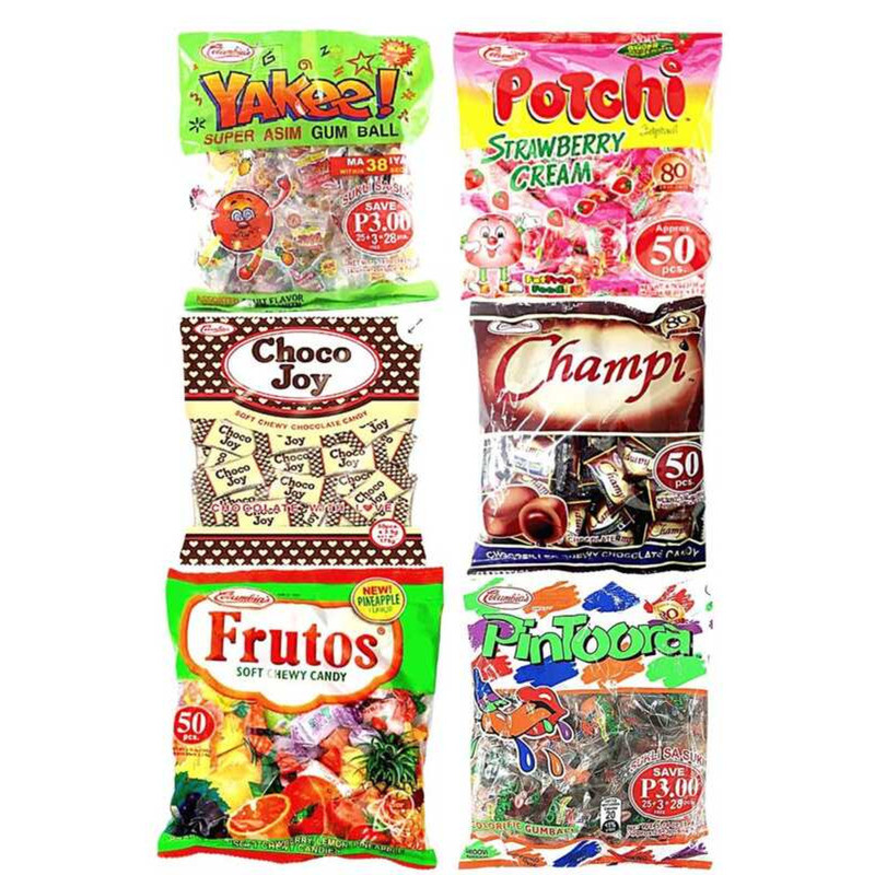 COD Columbia's Candies Yakee Gum Ball Pintoora Choco Joy Frutos Potchi ...