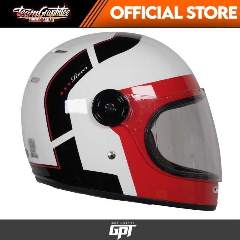 THH HELMETS Tt-01 RACER WHITE RED Be4 | Shopee Philippines