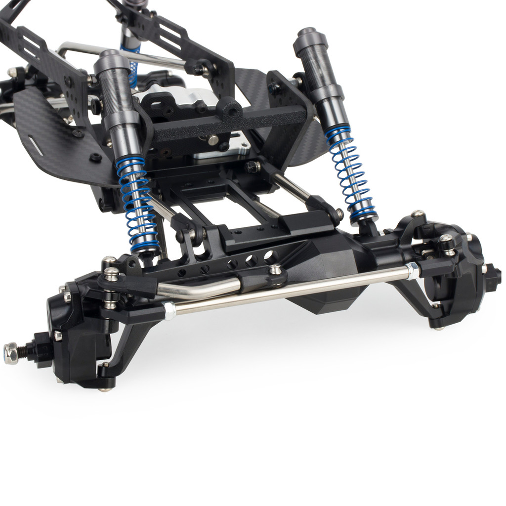 High Clearance Carbon Fiber LCG Chassis Kit with Transmission Shocks ...