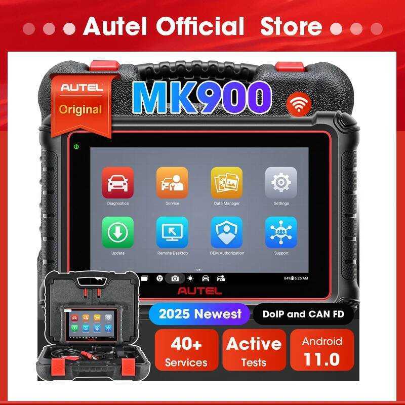 Autel Maxicom 900 Obd2 Scanner Doip CAN FD Active Test Car Diagnostic ...