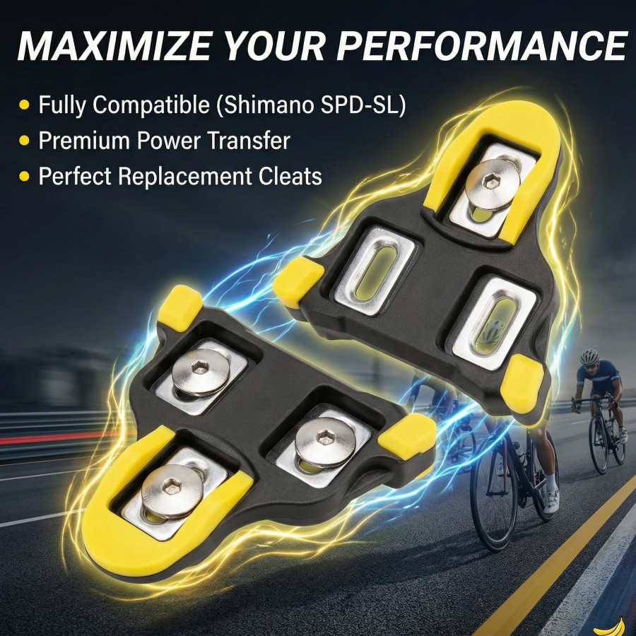 Shimano SH11 Cleats Set SPD SL Road Bike Self-locking Pedals Cleats ...