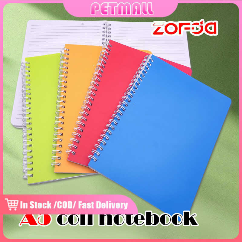 Journal A5 Double Metal Ring Notepad Personalized 60 Sheets Plastic ...