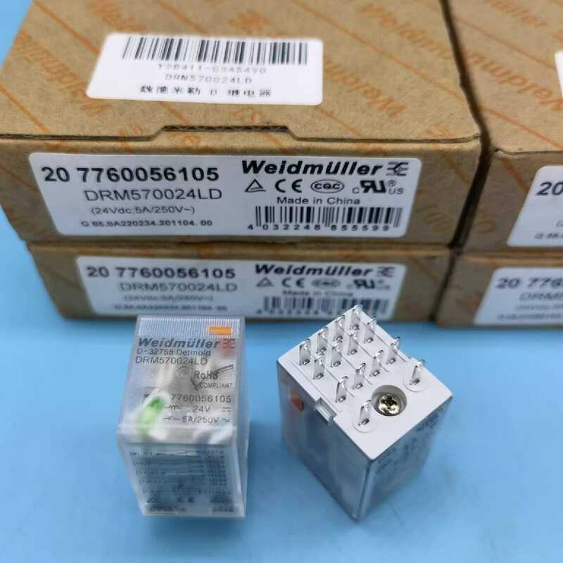 Original Weidmüller Relay DRM570024LD 24VDC with Diode 7760056105 ...