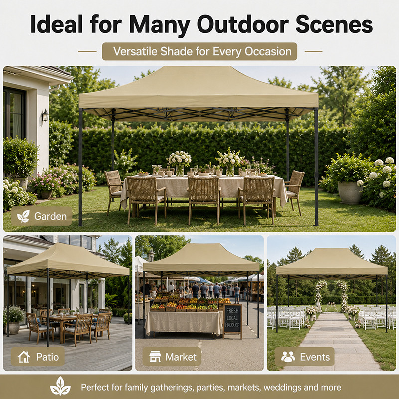 【COD】 3x4.5M Retractable Tent Waterproof with Portable Steel Canopy For ...