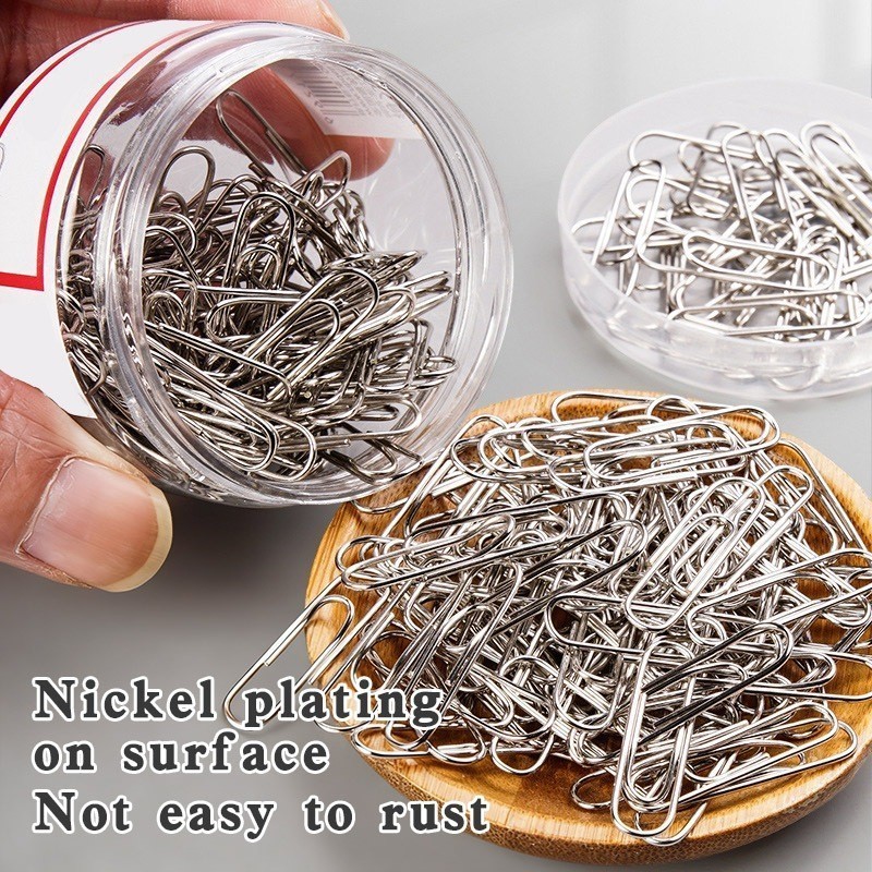 1000pcs Large Capacity Metal Paper Clips Rust Resistant Heavy Duty ...