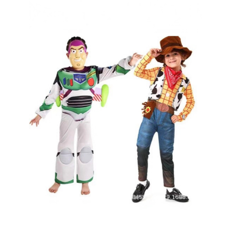 Halloween Buzz Lightyear Costume Toy Story Cosplay Jumpsuit Western ...