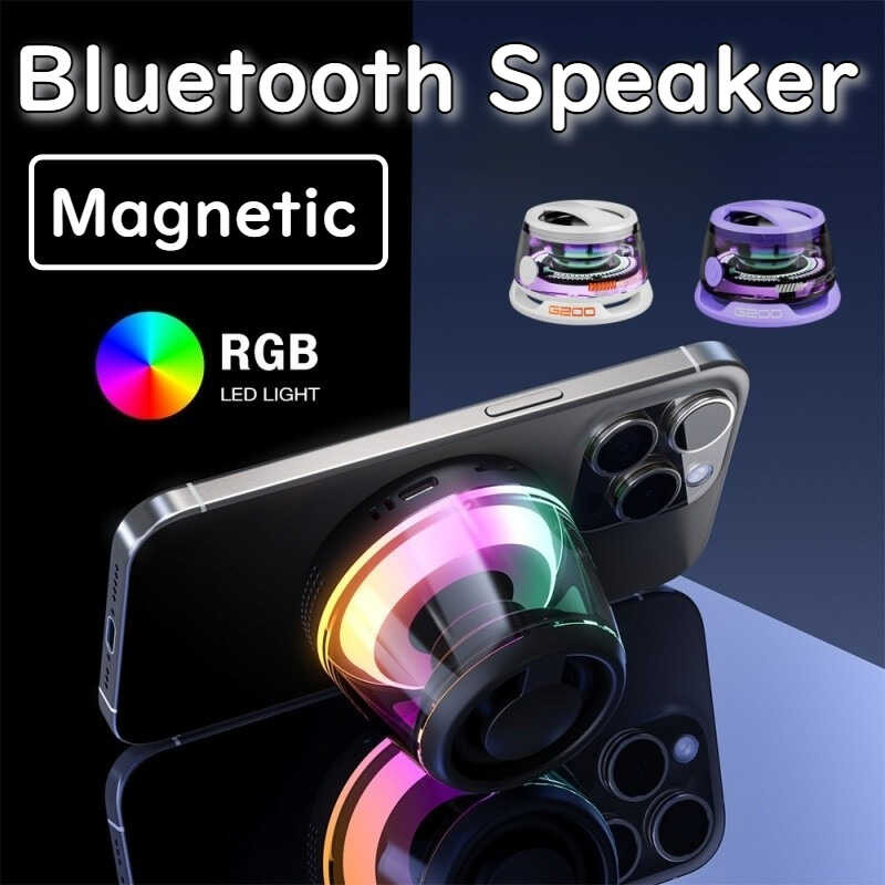 A0e Magnetic Bluetooth Speaker Wireless Mini Portable And Phone Holder ...