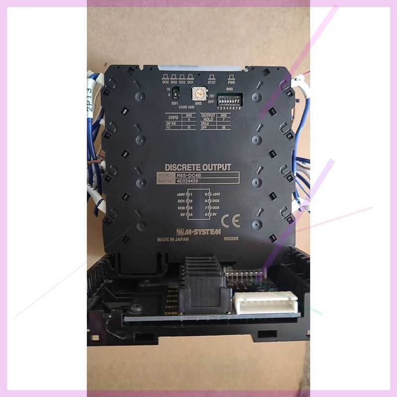 Japan M-SYSTEM Industrial Control Module, Model R6S-DC4B and R6 ...