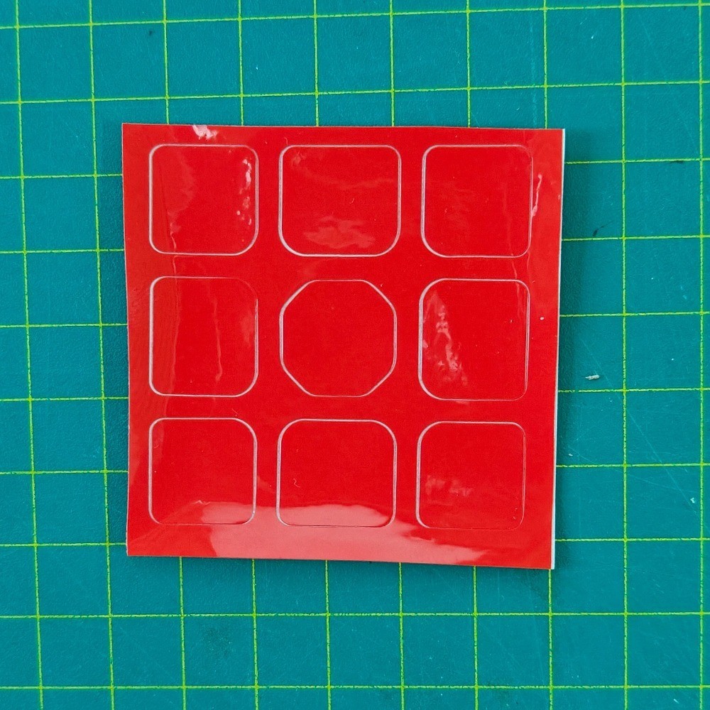 Original Sticker for 3x3 Speed Cube 6 Colors Cube Sticker for 3x3x3 ...