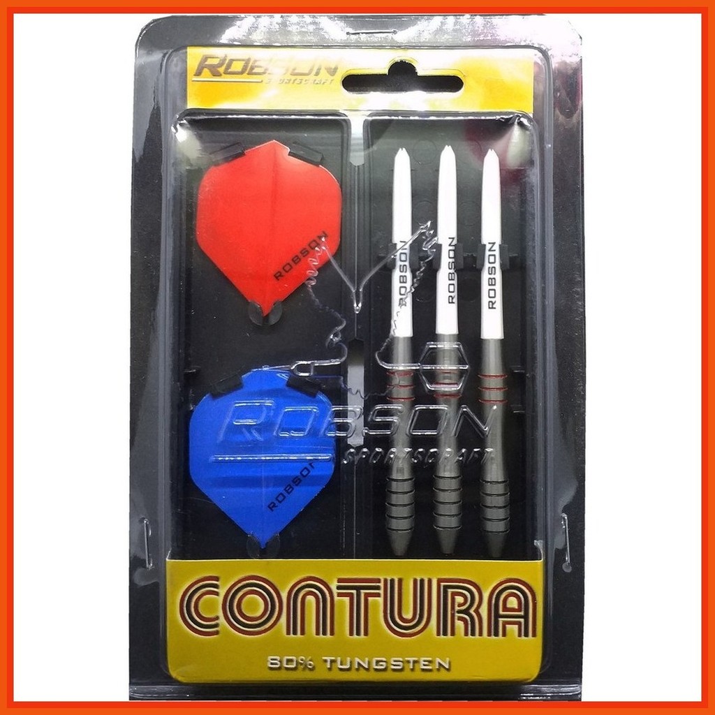 ROBSON Contura 20g / 22g / 23g / 24g Tungsten Dart Pins with Case ...