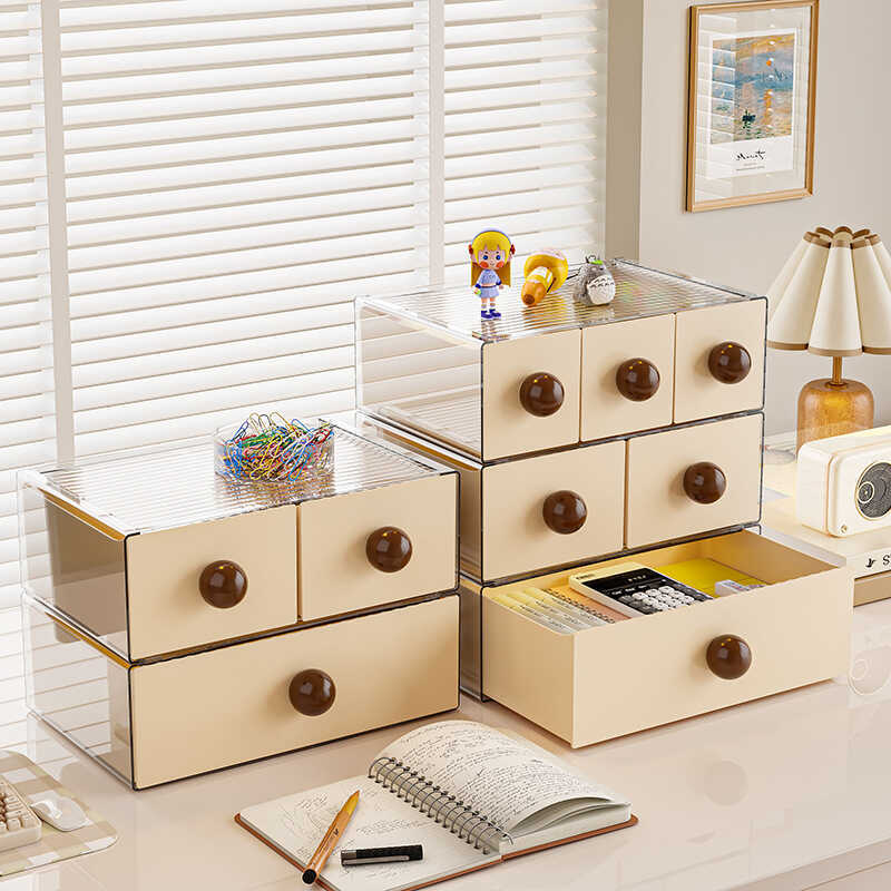 Desop Drawer Storage Box Stackable Multi-layer Cartoon Multi ...