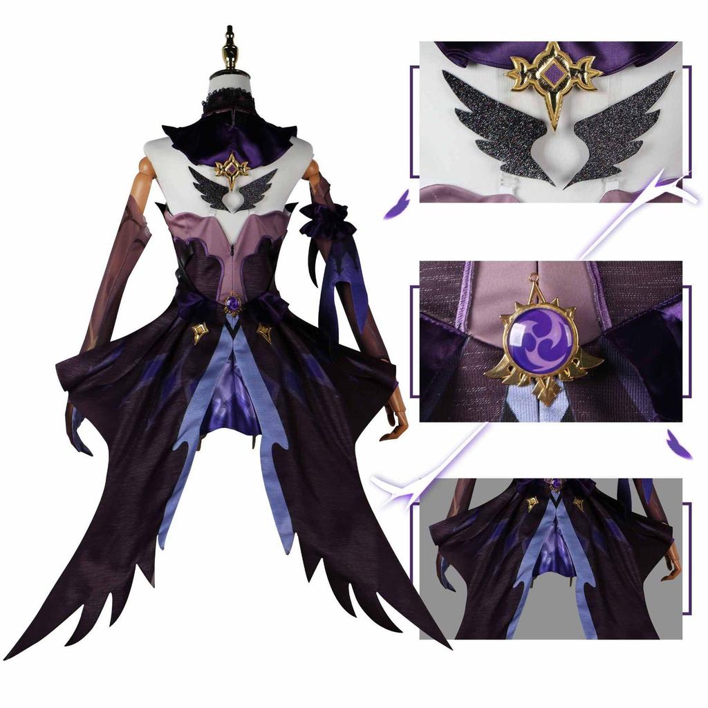 Genshin Impact Fischl Cosplay Outfit, Fischl Original Skin Cosplay ...