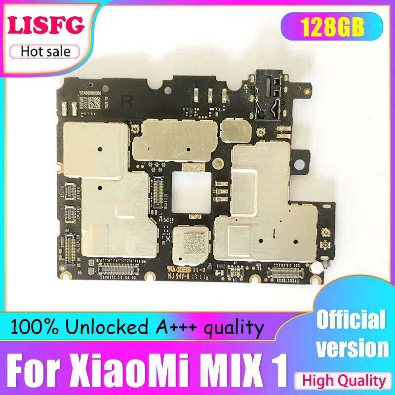 Original Unlocked Main Logic Board Motherboard 128G For Xiaomi Mi MIX 1 ...