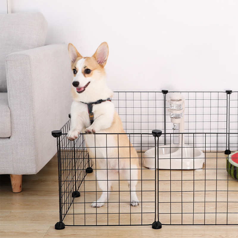 Curated visual reference: Small Dog Cage Accessories Reference: Free Gift Dog Fence Cage 35X35Cm DIY Pet Fence Pet