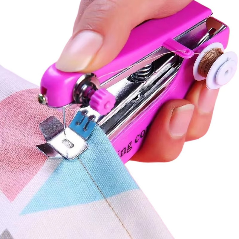 Portable Mini Manual Sewing Machine Set Lightweight Easy Operate ...